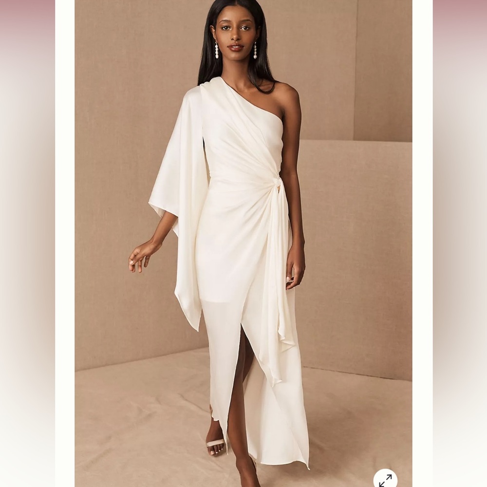 Significant Other one shoulder ivory/cream dress